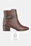 Women's Brown Genuine Natural Leather Leather -42 Size Chelsea Boots & Booties