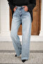 Women's Cropped Trousers Ice Blue - 3
