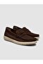Brown Genuine Leather Men's Loafer Shoes - 2