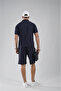 Trend Biz Regular Polo Neck Jacquard Shorts T-Shirt Bottom Top Set - 6