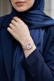 Square Case Stylish Silver Women's Wristwatch