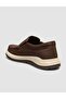 Brown Genuine Leather Men's Loafer Shoes - 5