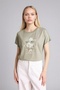 Women's T-Shirt H1396Ax/Gn931 Green