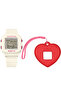 Women's Digital White Dial Watch - BGD-10KH-7DR