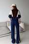 Women's Parachute Fabric Detailed Zippered Tracksuit Set - 8