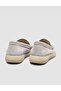 Gray Genuine Leather Men's Loafer Shoes - 3