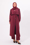 Cape Detailed Drawstring Waist Long Tunic Modest Wear Set 1183 – Form Series - 4