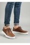 Jy-T12X Arts Lace-Up Leather Men's Casual Sports Classic Shoes Cbt - Tan - 2