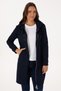 Women's Zippered Hooded Cotton Piece Long Sweat Cardigan of Top Quality