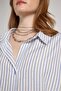 Women's Blue Striped and Stone Oversized Shirt 31050 - 2