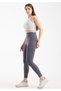 Women's Summer High Waist Corded Fabric Rib Knit Leggings Shaping / Sculpting Stretchy Sports Yoga Pilates Casual Basic Leggings - 6