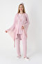Lace Sleeveless 3-Piece Maternity Pajama and Dressing Gown Set (Contains Cotton Pieces Viscose)