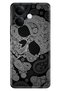 Vivo V60 Lite 5g Compatible Case Patterned Silicone Printed Cover Skuller