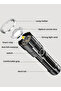 Multifunctional LED Flashlight – ABS Shell & 10W Power - 4