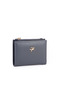 Women's Slim Small Size K Card Holder Gray Dona with Paper and Coin Function