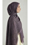 Elegant Patterned Vual Buy Silk - Purple / Lila - 3