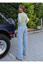Mavi Karyıkama Snow Drip Basic High Waist Wide Leg Palazzo Loose Jeans - 4