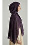 Elegant Patterned Vual Buy Silk - Purple - 3