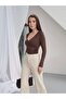 Women's V-Neck Polyamide Bodysuit - 6