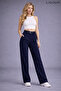 Women's Belted Oversized Palazzo Women's Pants Belted - 4