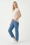 100% Cotton Striped Low Arm Tip Double Women's T-Shirt - with Different Color Options - 4