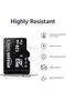 Micro SDXC Memory Card with Full Size Adapter, 128 GB, Black - 4