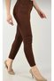 Brown Women's E Stretchy Recovery-Friendly Tight-Leg Jeans - 2