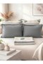 Double 100% Cotton Pique Set with 6 Pieces of Fitted Sheets - 3