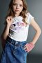 Girl's T-Shirt H3843A8/Er105 Ecru - 2