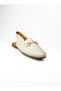 T-07 Gray Leather Women's Ballet Flats