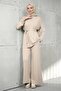 Taş Bel Tie-Detail Tunic with Pants Modal Set - 2