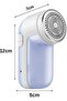 lint Remover, Rechargeable Fabric Shaver with Stainless Steel Blade.Electric Sweater Defuzzer Lint - 4