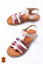 Genuine Leather Orthopedic Vaketa Multicolor Girl Sandals