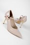 Lily Women's Pointed Toe Shoes with Gold Detail Heeled Shoes B4433 - 5