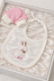 Girl Newborn Pink Rabbit 5-Piece Hospital Discharge Set Bodysuit Set Baby Hospital Discharge Gift Hospital Discharge - 4