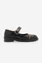Women's Loafers Troklu Strapped Moccasin Casual Shoes Selga Black - 4