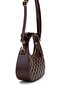 Bow Strap Detailed Mathilda Women's Crossbody Bag Brown - 5
