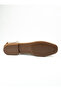 T-07 Gray Leather Women's Ballet Flats - 5