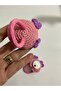 Hand Knitted Fish Figured Children's Hair Tie / Set of 2 - 3