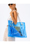 Neon Transparent Pvc Beach & Daily Use Tote Bag 20Liter Volume – Rope-Handled Modern Design - 2