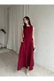 Double Set of Pocketed and Belt Summer Long Dresses - 3