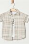 Baby Boy Plaid Shirt Denim Shorts 2-Piece Summer Set - 2