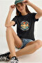 Women's Sunny Vibes Printed Crew Neck T-Shirt - 2