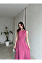 Double Set of Pocketed and Belt Summer Long Dresses - 5