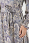 Women's Belted Hijab Dress 2589 - Stone - 5