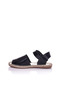 Genuine Leather Black Women's Sandals - 4