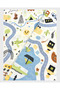 Blue Traffic Flannel Baby Blanket – 1 Month / 6 Months Unisex 100% Soft Baby Blanket Si - 3