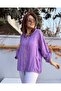 Italian Jacket g Guipure Lace K Hooded Purple - 4