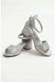 Girl's Heeled Shoes Open-Front Ankle-Length Buckled Evening Dress Sandals Wedding Invitation Graduation Shoes - 6