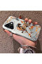iPhone 16 Plus Compatible Hard Acrylic Back Silicone Edge Lens Protection Case Horse Patterned - 3